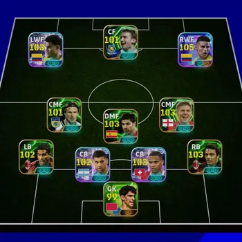 eFootball Accounts Legends & Iconic Players Mobile|PW 3167|Epic James Rodriguez,Beckham,Xabi Alonso Etc.|ShowTime Luis