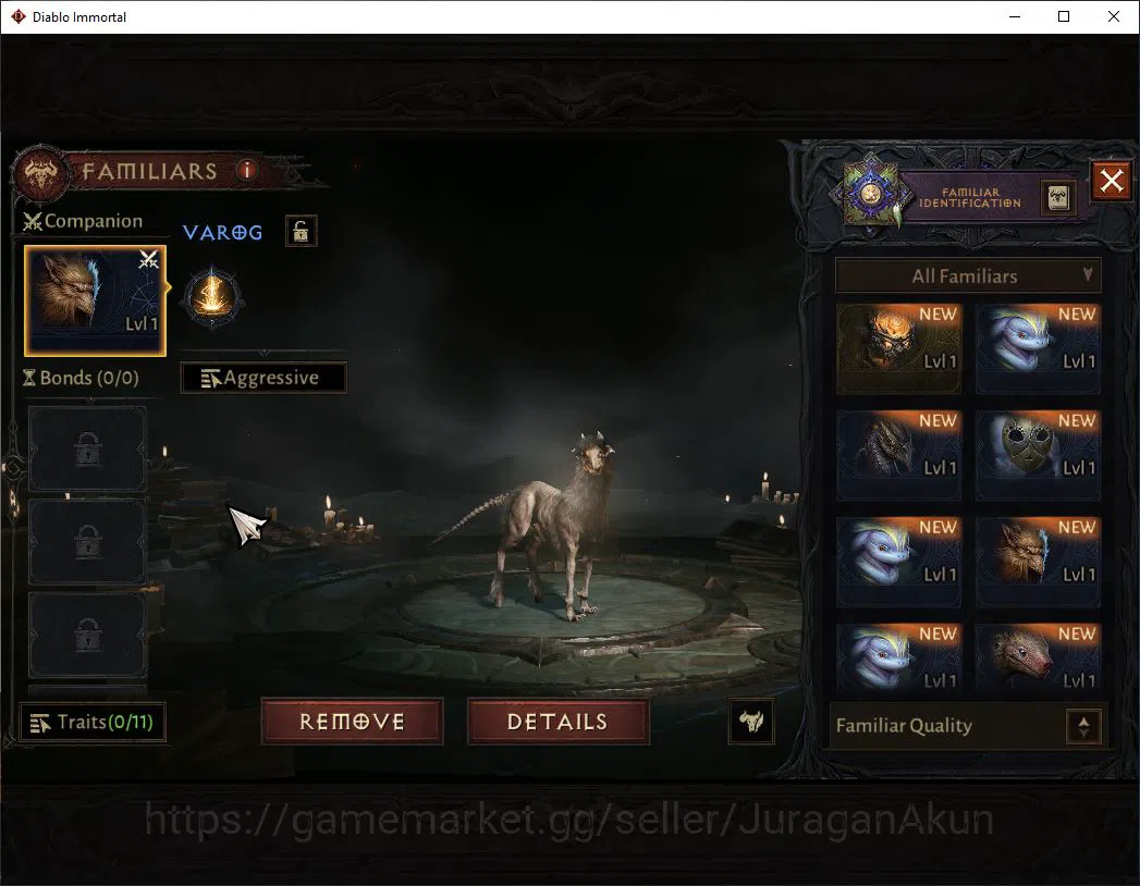 Diablo Immortal Accounts SEA-Anu |Lv60(384) Tempest |31K CR|Reso 330|Infern image 12