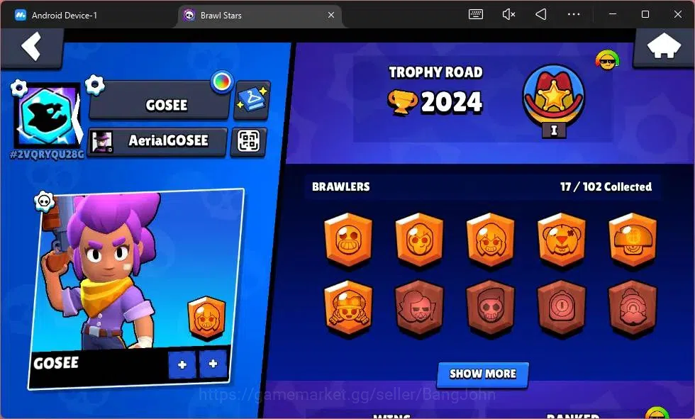 Brawl Stars Accounts Android | 2024 Thropy|17 Brawler|0 Max Hypercharge image 12