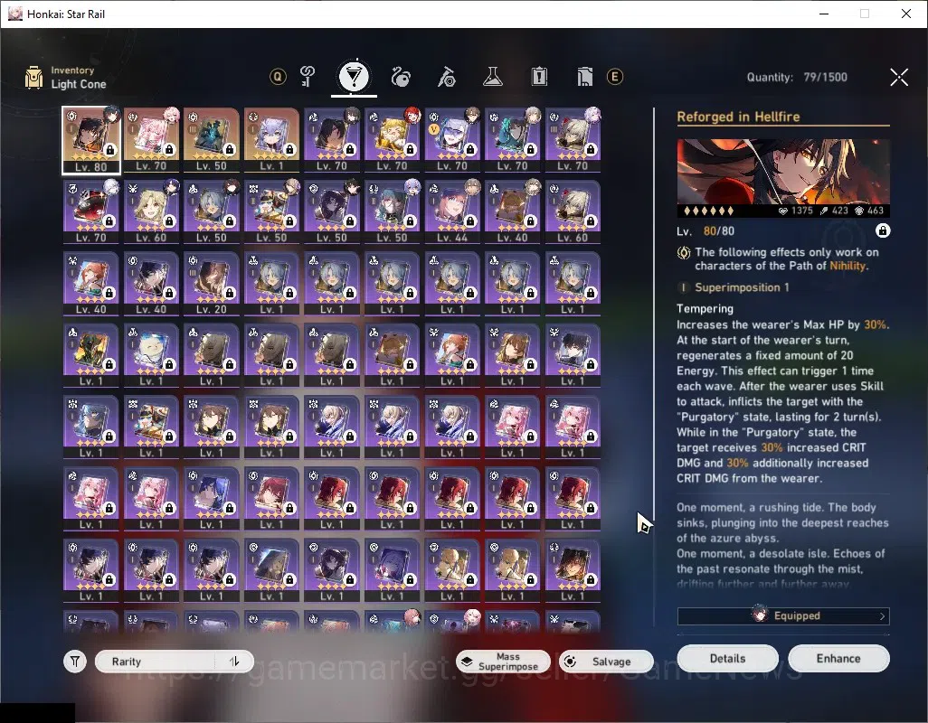 Honkai Star Rail Accounts Asia|Free GI|TL 62|10 Limited|[Mortenax,Hyacine]+S image 6