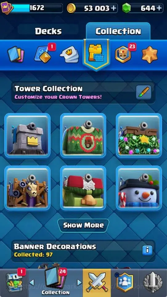 Clash Royale Accounts Mobile |KTL 16|Trophy 9925|6 Max LV Cards|8 Champ| image 14