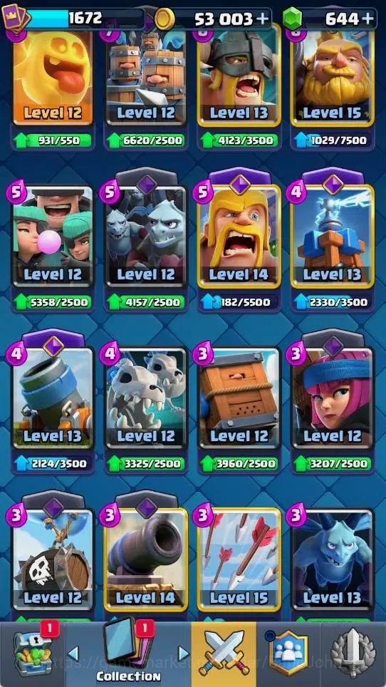 Clash Royale Accounts Mobile |KTL 16|Trophy 9925|6 Max LV Cards|8 Champ| image 3
