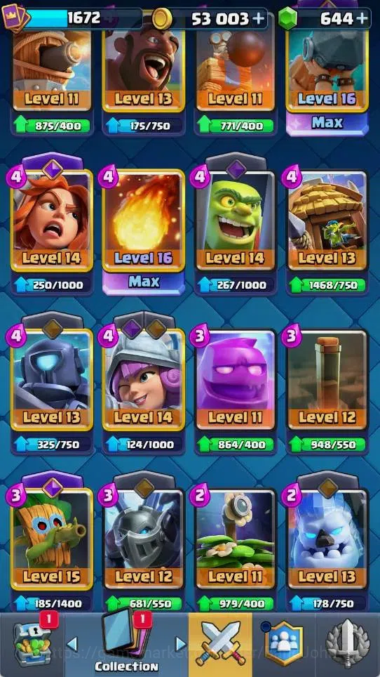 Clash Royale Accounts Mobile |KTL 16|Trophy 9925|6 Max LV Cards|8 Champ| image 4