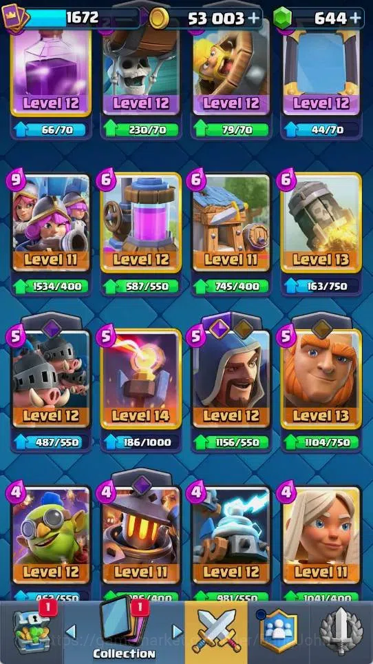 Clash Royale Accounts Mobile |KTL 16|Trophy 9925|6 Max LV Cards|8 Champ| image 5