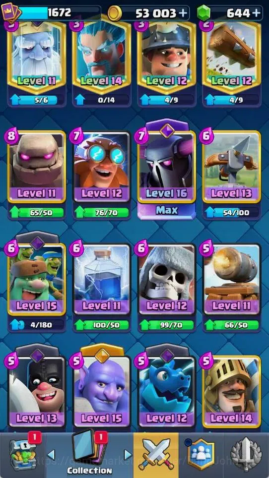 Clash Royale Accounts Mobile |KTL 16|Trophy 9925|6 Max LV Cards|8 Champ| image 7