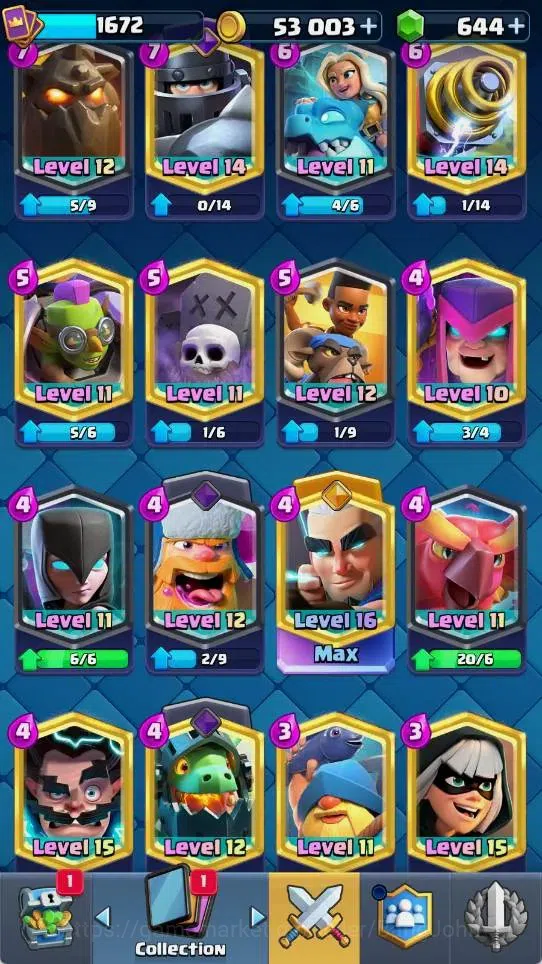 Clash Royale Accounts Mobile |KTL 16|Trophy 9925|6 Max LV Cards|8 Champ| image 8