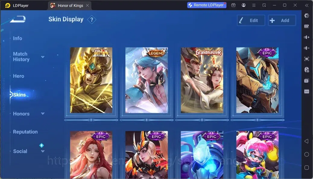 Honor of Kings Accounts Rare Skin Global |60H 43S|1SaintSeiya|1 Legend|GM Gan&Mo|6 Epic|1Event|1Worldly|12 Rare|TakeMail 2