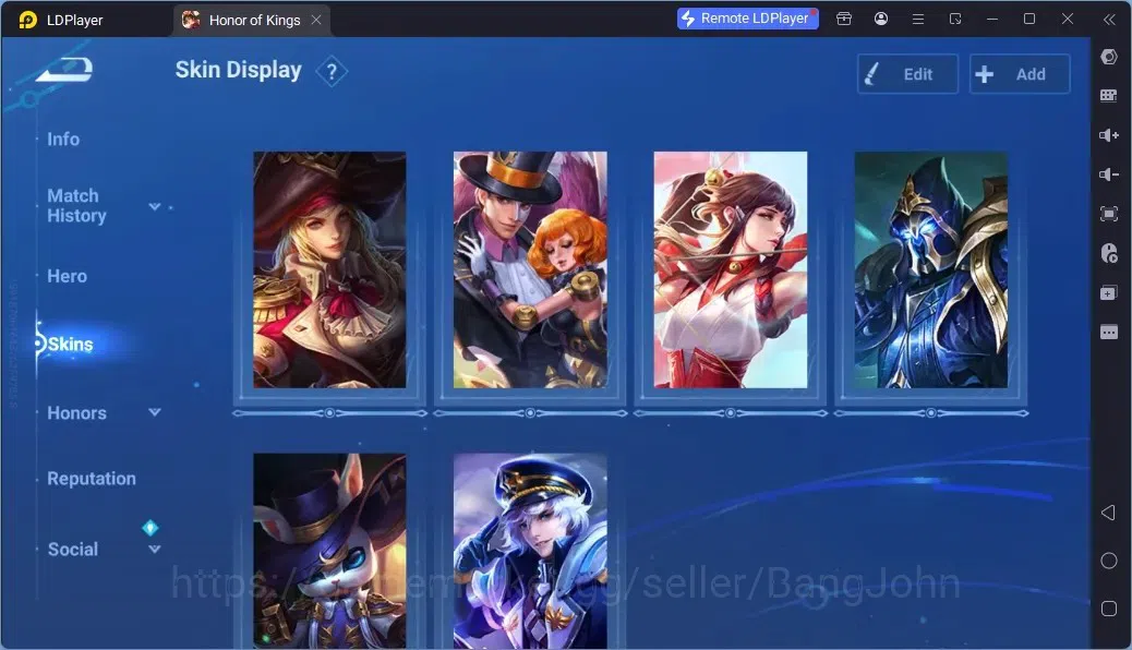 Honor of Kings Accounts Rare Skin Global |60H 43S|1SaintSeiya|1 Legend|GM Gan&Mo|6 Epic|1Event|1Worldly|12 Rare|TakeMail 5