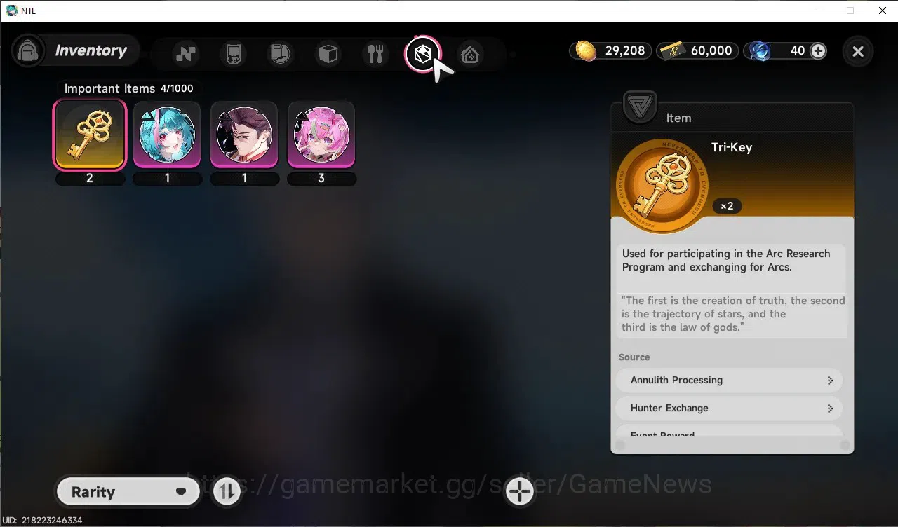 Neverness to Everness Accounts GLOBAL EU|HL 3|3 SSR (Lacrimosa),Hathor,Daffodill| image 10