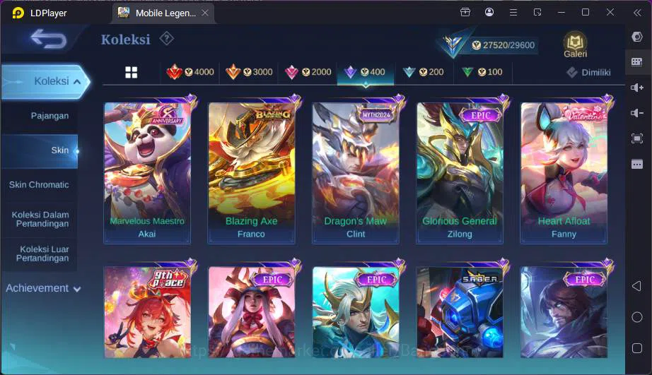Mobile Legends: Bang Bang Accounts Hero 94|Skin 134|CC Natalia,Valentine Fanny,Blazin image 5