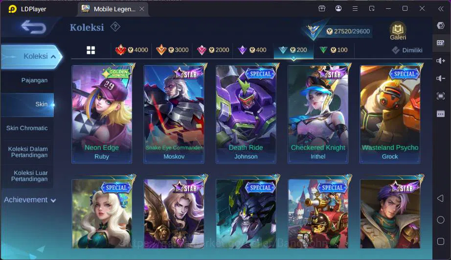Mobile Legends: Bang Bang Accounts Hero 94|Skin 134|CC Natalia,Valentine Fanny,Blazin image 8
