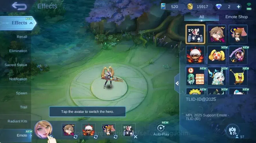 Mobile Legends: Bang Bang Accounts Global|Hero 97|Skin 224|Renowned|KOF Karina|Collab image 2