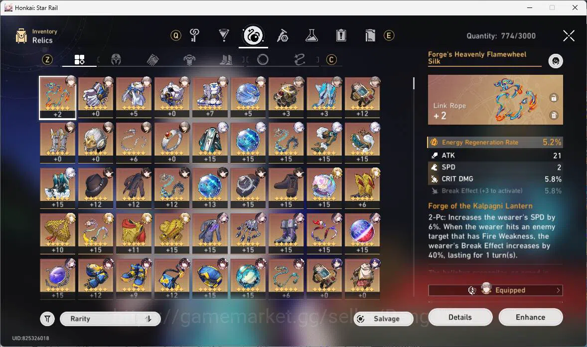 Honkai Star Rail Accounts ASIA|TL 65|15 limit|Archer prem,YaoGuang,Aglaea si image 8