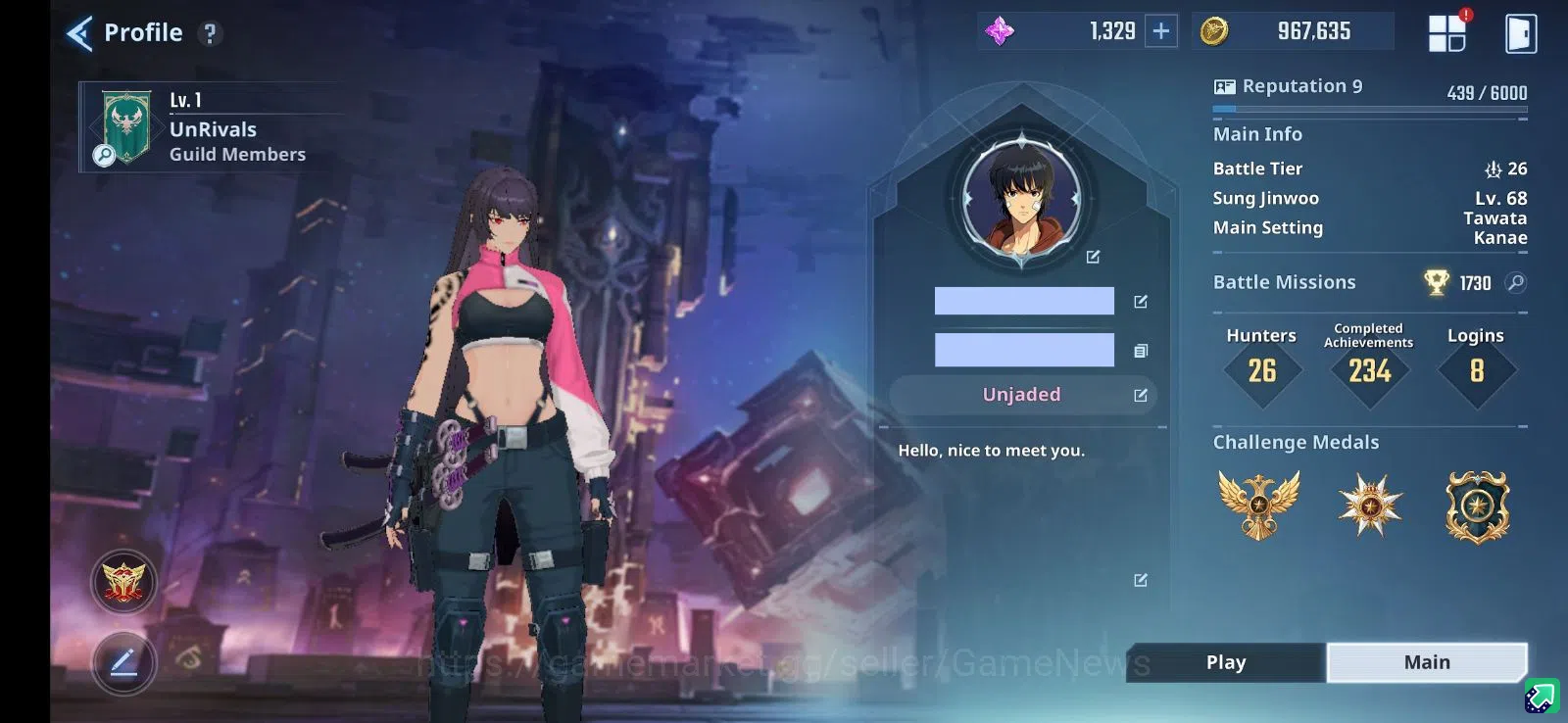 Solo Leveling: ARISE Accounts Power 432K|13SSR|Kanae A5+Sign, Go Gunhee A6+Sign, ChaHae A2+SignA5| Google | Screenshot 6