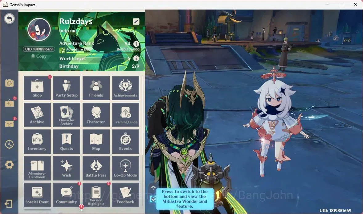 Genshin Impact Accounts ASIA | AR 54 | 4 limit (Nefer,Furina,Neuvillette,Z image 19