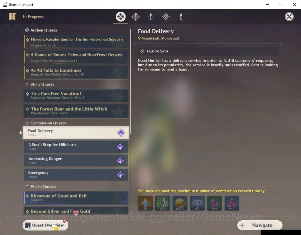 Genshin Impact Accounts Asia| AR57| Skirk PremTeam| 7 Limited+5(*5Wep)| [N image 12