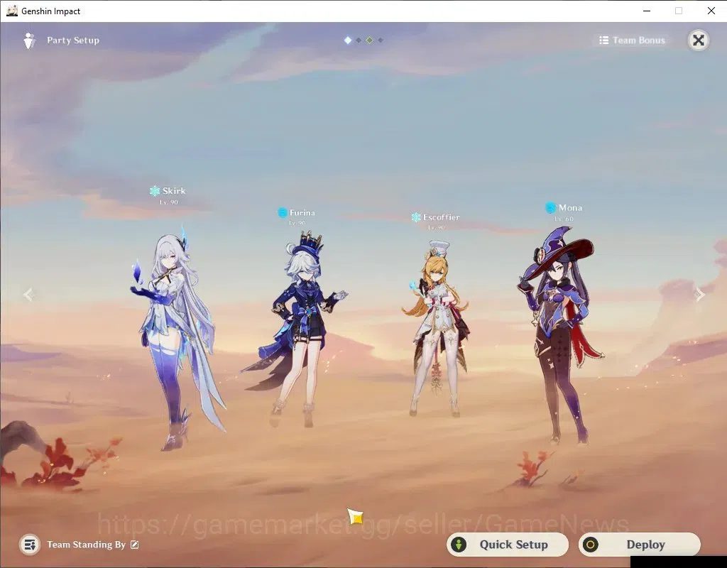 Genshin Impact Accounts Asia| AR57| Skirk PremTeam| 7 Limited+5(*5Wep)| [N image 3
