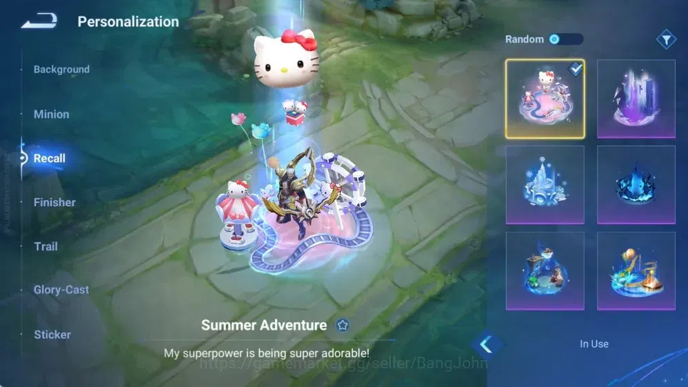 Honor of Kings Accounts Rare Skin Global|113H 195S|SXD Hou Yi|KIC Luna|Shanhai Yaria|Frozen Shi [Snowventure]|LNY24 Da 10