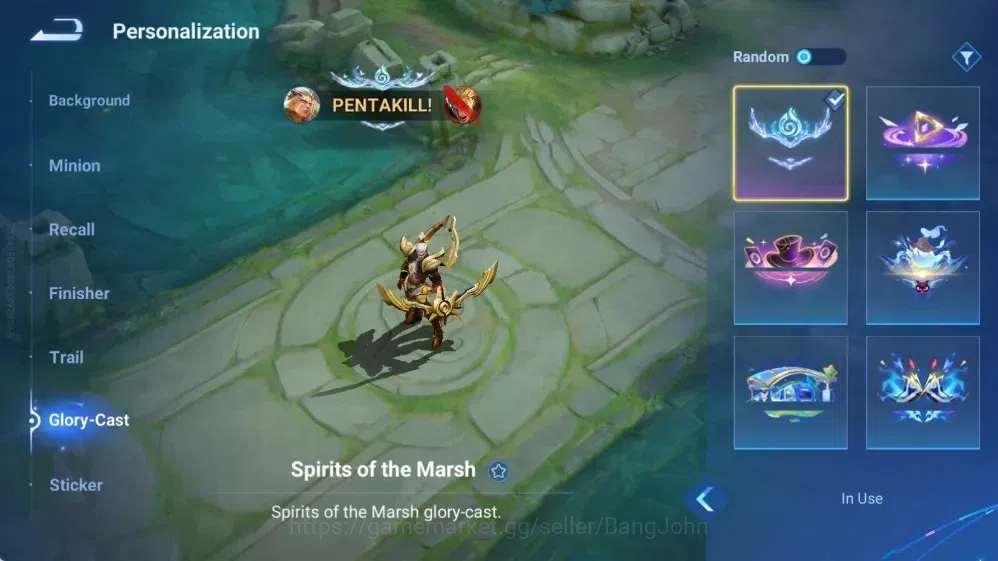 Honor of Kings Accounts Rare Skin Global|113H 195S|SXD Hou Yi|KIC Luna|Shanhai Yaria|Frozen Shi [Snowventure]|LNY24 Da 13