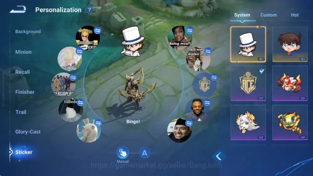 Honor of Kings Accounts Rare Skin Global|113H 195S|SXD Hou Yi|KIC Luna|Shanhai Yaria|Frozen Shi [Snowventure]|LNY24 Da 14
