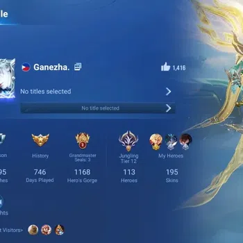 Honor of Kings Accounts Rare Skin Global|113H 195S|SXD Hou Yi|KIC Luna|Shanhai Yaria|Frozen Shi [Snowventure]|LNY24 Da