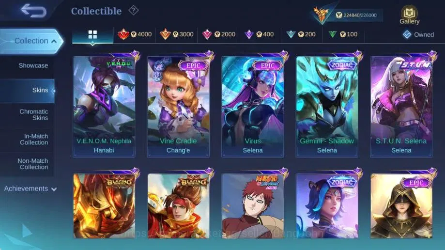 Mobile Legends: Bang Bang Accounts Global|Skin 556|Mega|Legend Gord+Gusion+Valir|KOF image 11