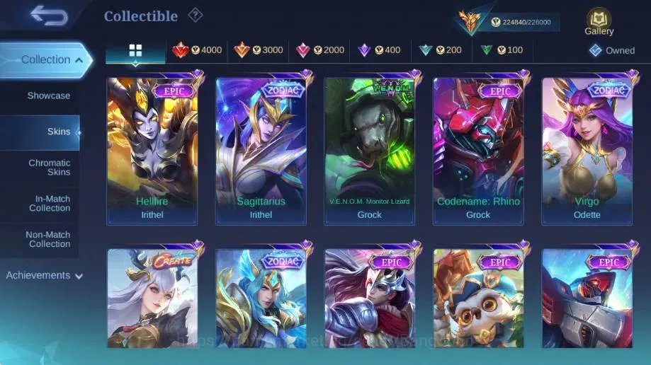 Mobile Legends: Bang Bang Accounts Global|Skin 556|Mega|Legend Gord+Gusion+Valir|KOF image 15