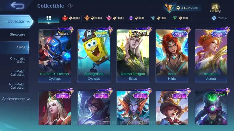 Mobile Legends: Bang Bang Accounts Global|Skin 556|Mega|Legend Gord+Gusion+Valir|KOF image 17