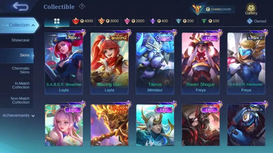 Mobile Legends: Bang Bang Accounts Global|Skin 556|Mega|Legend Gord+Gusion+Valir|KOF image 19