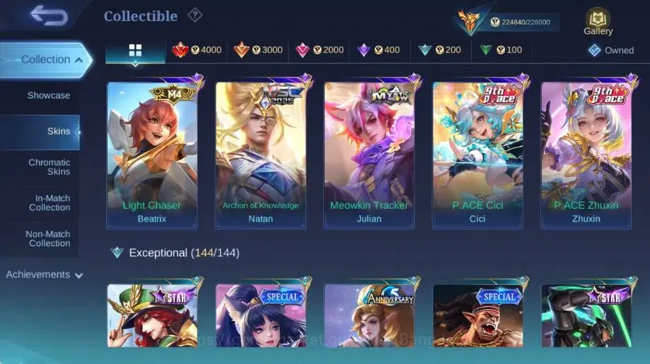 Mobile Legends: Bang Bang Accounts Global|Skin 556|Mega|Legend Gord+Gusion+Valir|KOF image 5