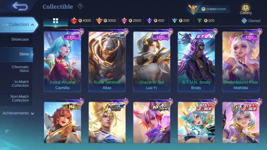Mobile Legends: Bang Bang Accounts Global|Skin 556|Mega|Legend Gord+Gusion+Valir|KOF image 6