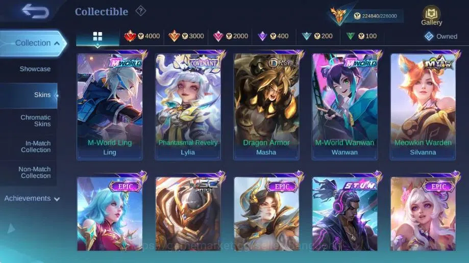 Mobile Legends: Bang Bang Accounts Global|Skin 556|Mega|Legend Gord+Gusion+Valir|KOF image 7