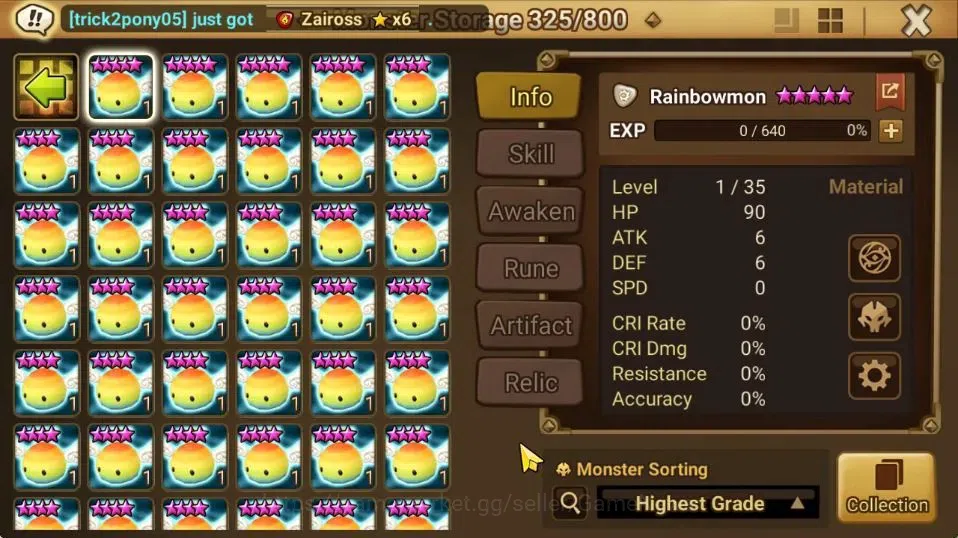 Summoners War: Sky Arena Accounts ASIA Lv 100|3 LD[Mookwol,Grogen,Kovarci]|38 Total  image 12