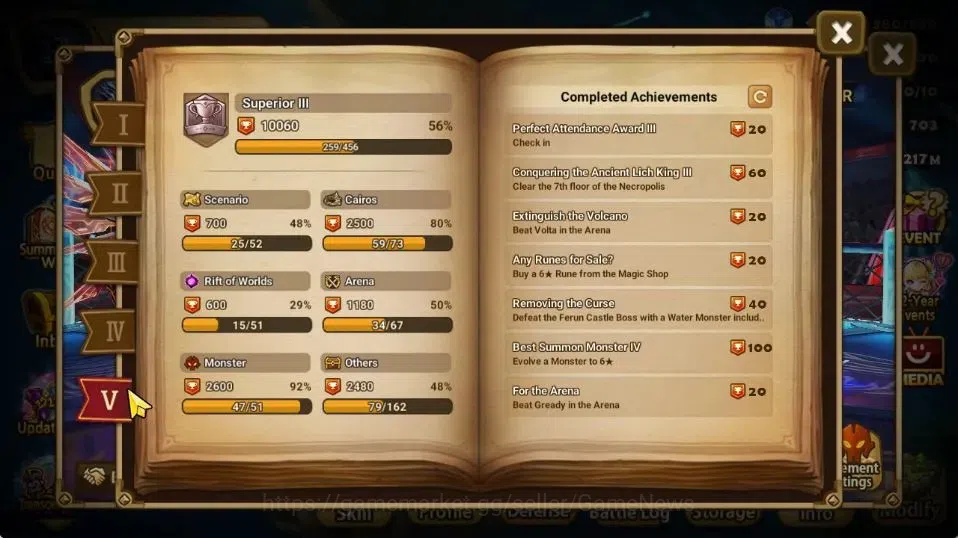 Summoners War: Sky Arena Accounts ASIA Lv 100|3 LD[Mookwol,Grogen,Kovarci]|38 Total  image 7