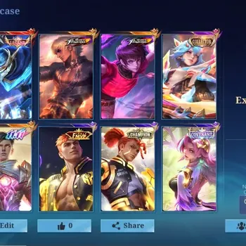 Mobile Legends: Bang Bang Accounts Collector Global|311 Skin|Exalted|LEGEND Gusion,KOF Gusion Dyrroth,11.11 Gusion,Collector