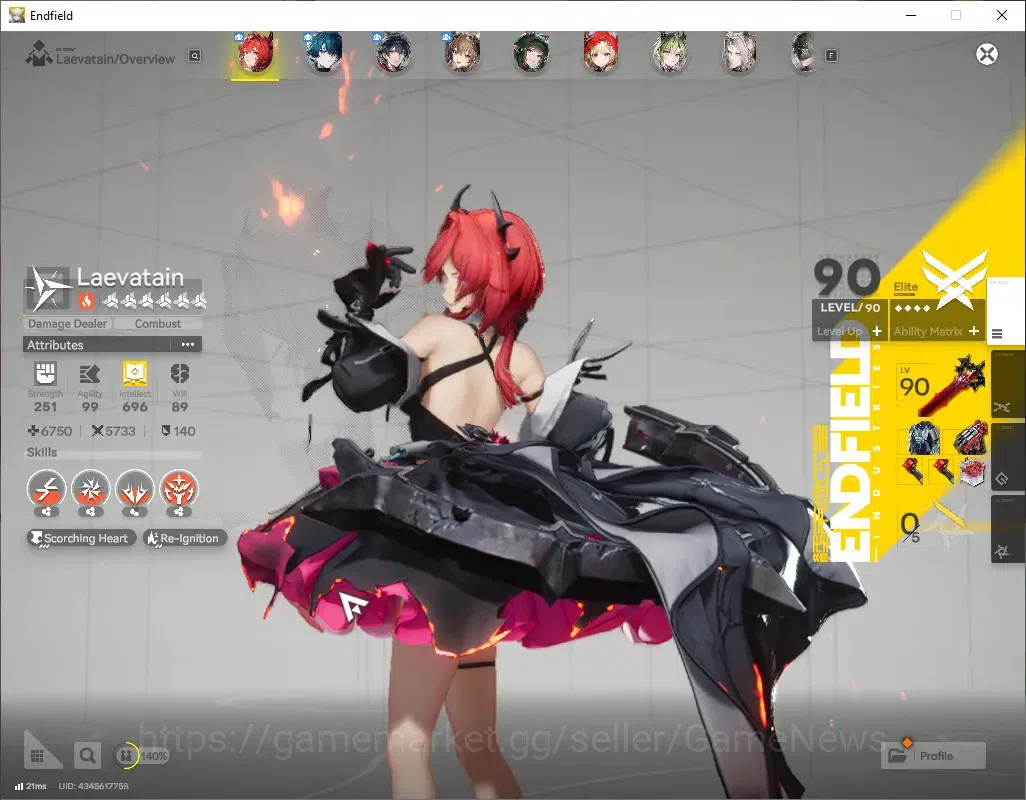 Arknights: Endfield Accounts ASIA|Lv 60|138 Ori|10SSR(6 Limit)+19(*6 Weap)|[Lae image 3