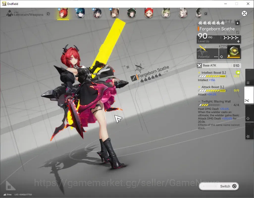 Arknights: Endfield Accounts ASIA|Lv 60|138 Ori|10SSR(6 Limit)+19(*6 Weap)|[Lae image 4