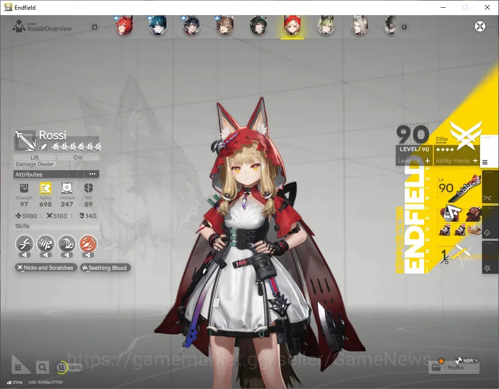 Arknights: Endfield Accounts ASIA|Lv 60|138 Ori|10SSR(6 Limit)+19(*6 Weap)|[Lae image 9