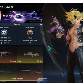 Blood Strike Accounts Collab Skin ASIA |1 Eternal Gun: Deagle-Scorpius|6 Collab 7DS/TR/OPM Guns|Ultra ButterflyKnife|2