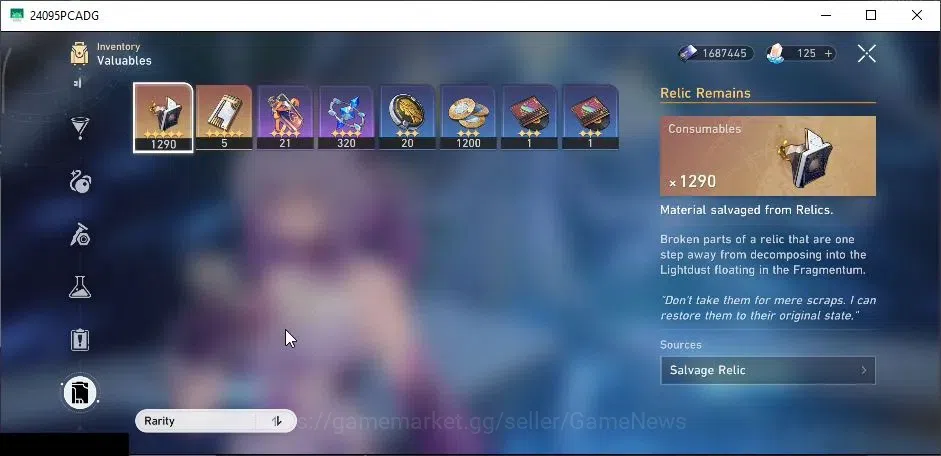 Honkai Star Rail Accounts Others Asia|TL 20|3 Limited| Castorice, Sparkle,Huohuo | Male MC|Log Google|Take Mail|Check 10