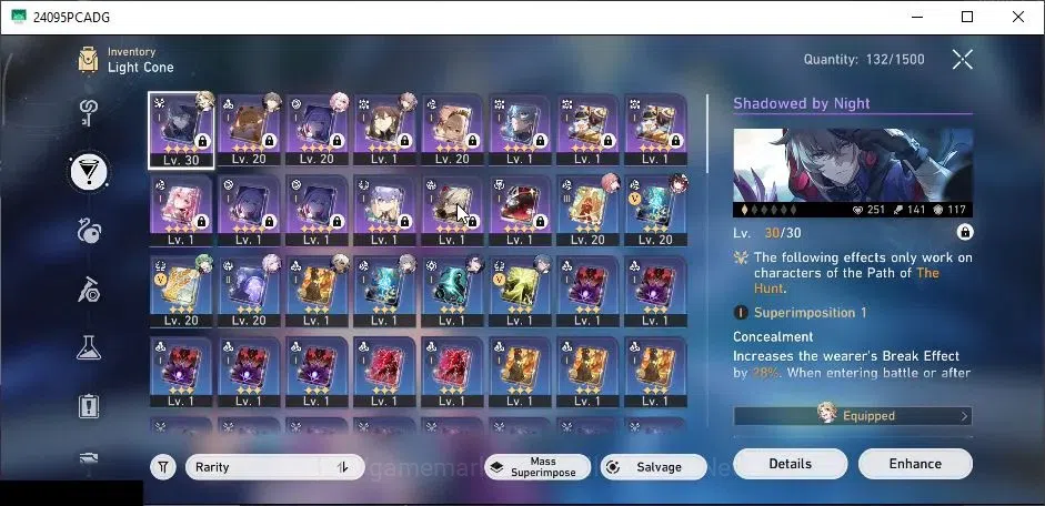 Honkai Star Rail Accounts Others Asia|TL 20|3 Limited| Castorice, Sparkle,Huohuo | Male MC|Log Google|Take Mail|Check 5