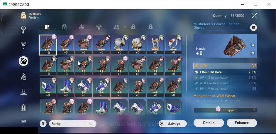 Honkai Star Rail Accounts Others Asia|TL 20|3 Limited| Castorice, Sparkle,Huohuo | Male MC|Log Google|Take Mail|Check 7