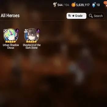 Epic Seven Accounts Starter Global Unverif|Fresh Starter|2 ML [SD.Diene,US.Choux]+7*5|POH+Bless ON|Check SS|Stove(ES1522Z)