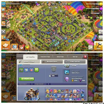 Clash of Clans Accounts High-End FLASH SALE WALL MAX TH 18 LVL 222 DEFENSE MAX EX LEGEND LEAGUE|4 HERO MAXED|EPIC MANY