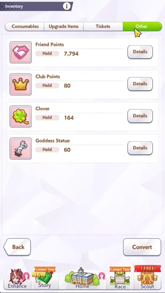 Umamusume: Pretty Derby Accounts GLOBAL|43K TR|19K Carats 1M Coins|15 Trainee + 15 SSR 11