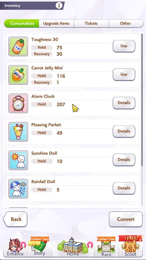 Umamusume: Pretty Derby Accounts GLOBAL|43K TR|19K Carats 1M Coins|15 Trainee + 15 SSR 9