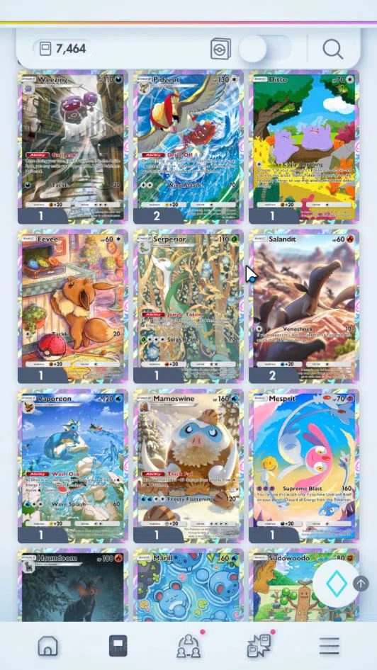 Pokémon TCG Pocket Accounts EN 7.4K Card|108 EX|2Crown(Klefki,Meloetta)24Shiny image 10