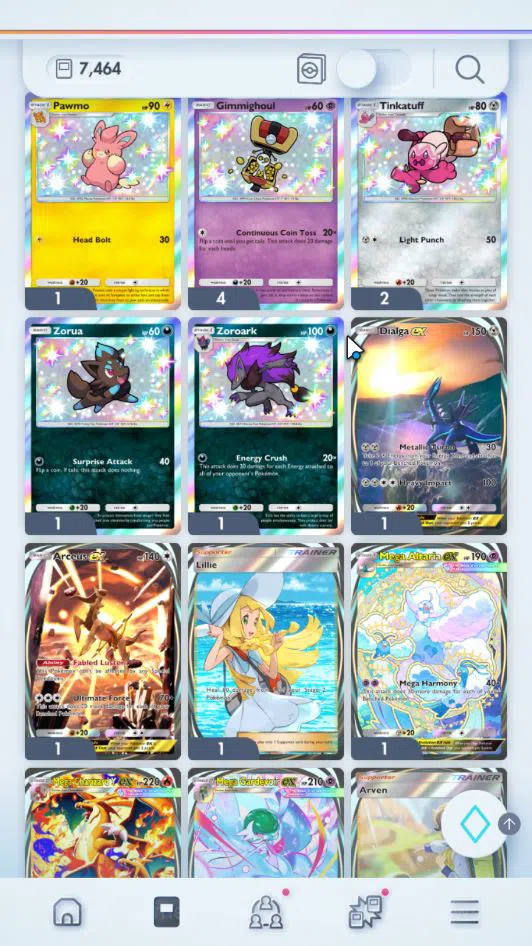 Pokémon TCG Pocket Accounts EN 7.4K Card|108 EX|2Crown(Klefki,Meloetta)24Shiny image 8