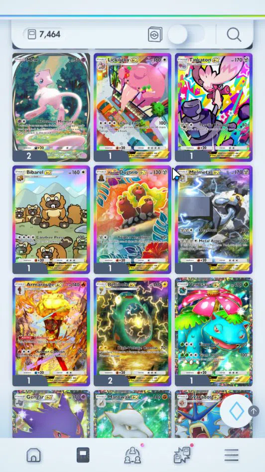 Pokémon TCG Pocket Accounts EN 7.4K Card|108 EX|2Crown(Klefki,Meloetta)24Shiny image 9
