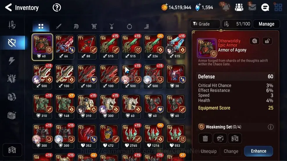 Epic Seven Accounts Starter GLOBAL UnVerif|New Era|5 ML(Belian,Dark Corverus,Arct Leika,Etc)+Ab Fumyr,Landy,Etc|Poh ON|2,4K 15
